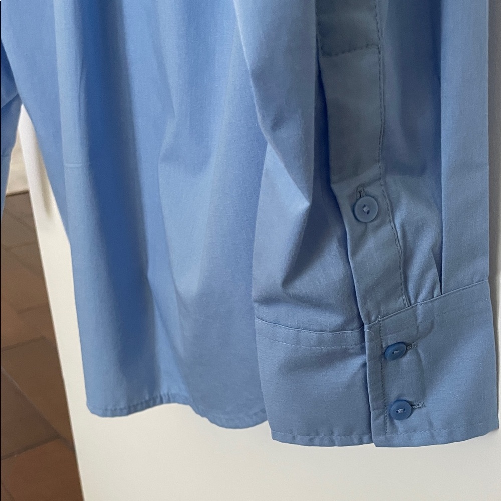 Abercrombie & Fitch Blue Button Down Shirt - Picture 5 of 7